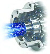 Sanitary shear pump and inline emulsifier rotor-stator